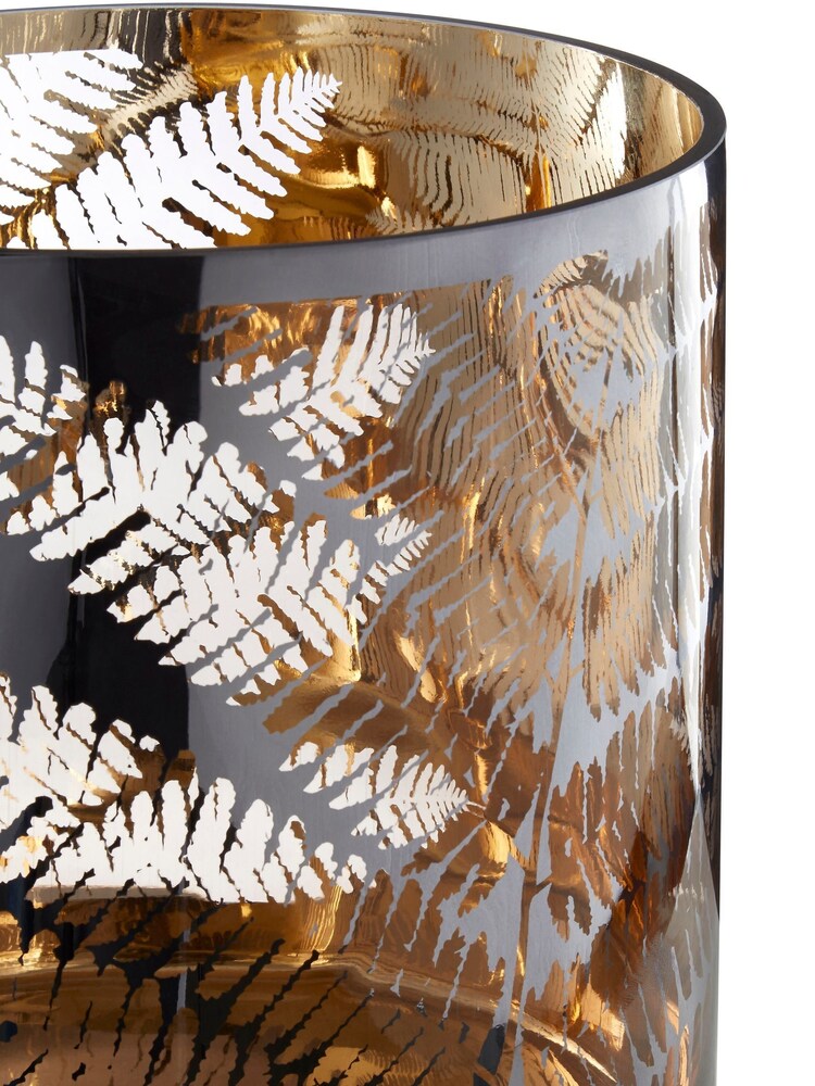 Fifty Five South Silver Metallic Candle Holder - Image 2 of 4