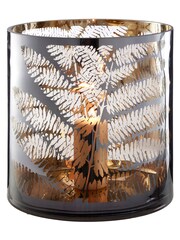 Fifty Five South Silver Metallic Candle Holder - Image 3 of 4