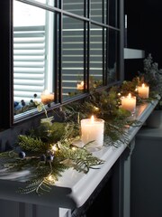Bayswood Green Green Lit Garland 153cm - Image 2 of 4