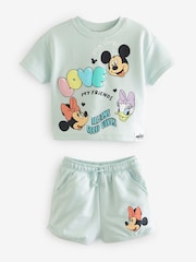 Blue Mickey & Friends Disney Short Co-ord (3mths-7yrs) - Image 5 of 6