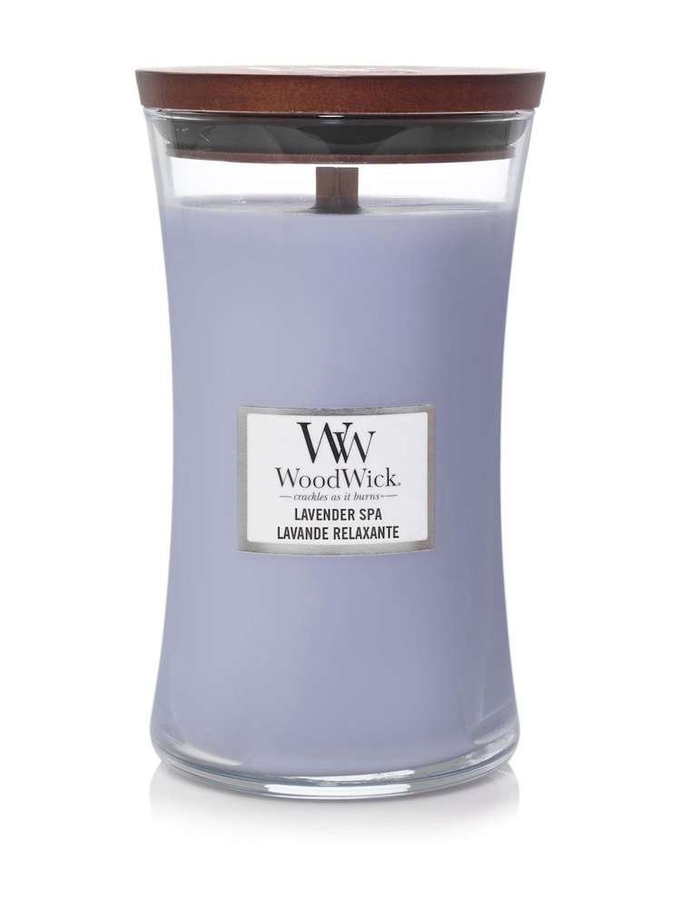 Woodwick Purple Large Hourglass Spa Candle - Image 2 of 2
