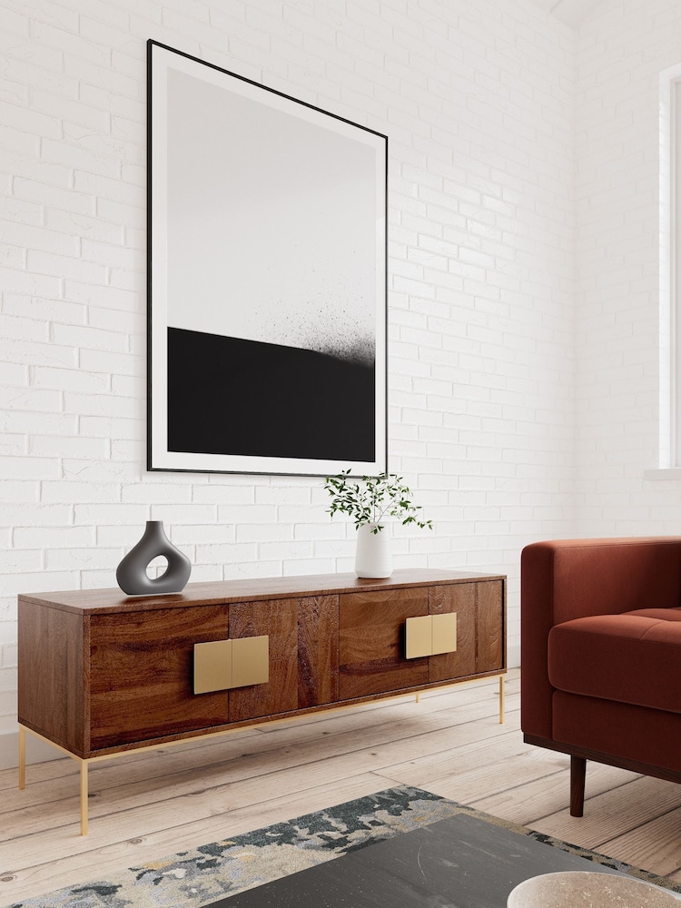 Swoon Light Brown Banner TV Unit - Image 2 of 8