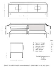 Swoon Light Brown Banner TV Unit - Image 8 of 8