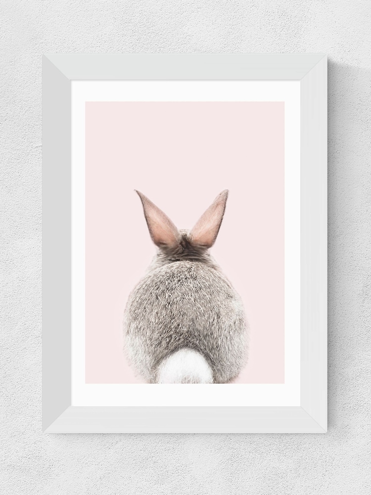 East End Prints White Baby Bunny Tail Print by Sisi and Seb - Image 2 of 2
