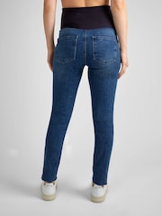 JoJo Maman Bébé Vintage Blue Skinny Maternity Jeans - Image 3 of 7