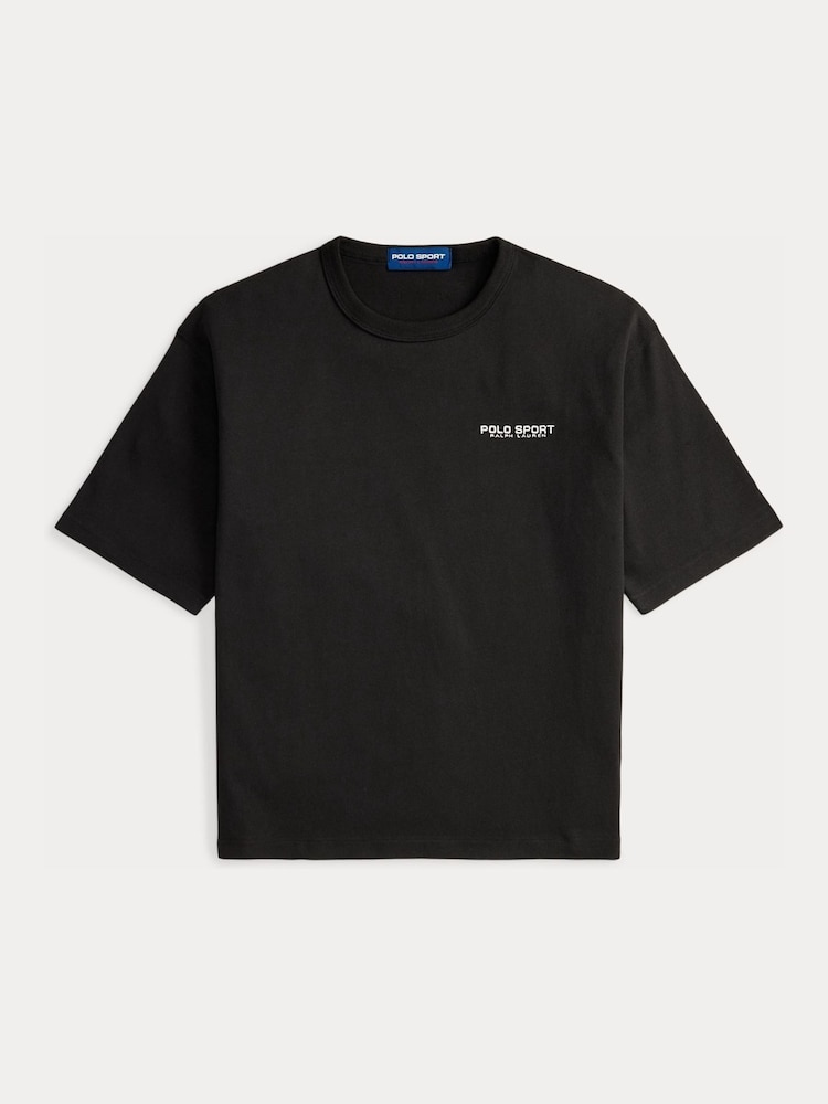 Polo Ralph Lauren Black Sport Back Print T-Shirt - Image 6 of 6 Polo Ralph Lauren Black Sport Back Print T-Shirt - Image 6 of 6