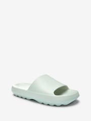 Mint Green Chunky Slider Sandals - Image 4 of 6