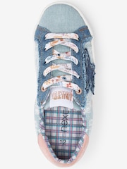 Denim Blue Star Lace-Up Trainers - Image 3 of 5