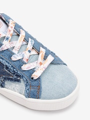 Denim Blue Star Lace-Up Trainers - Image 4 of 5