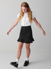 Clarks Black Senior Girls School Peplum Skirt - Image 3 of 11