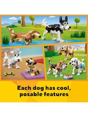 LEGO Creator 3 in 1 Adorable Dogs Animal Figures Toys 31137 - Image 5 of 8