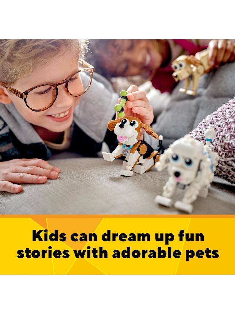 LEGO Creator 3 in 1 Adorable Dogs Animal Figures Toys 31137 - Image 6 of 8