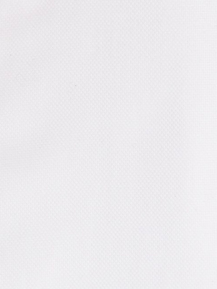 MOSS White Slim Oxford Non Iron 100% Cotton Shirt - Image 5 of 5
