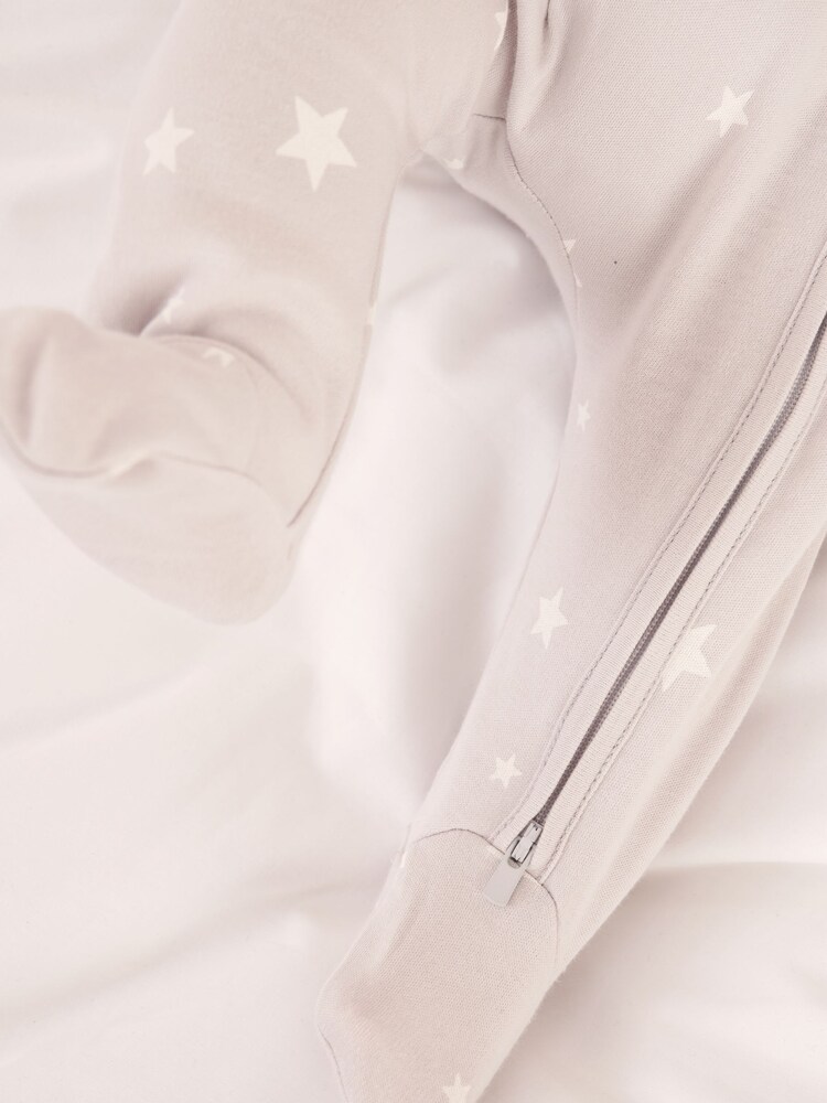 Truly Grey Star Babygrow With Collar - Image 3 of 3