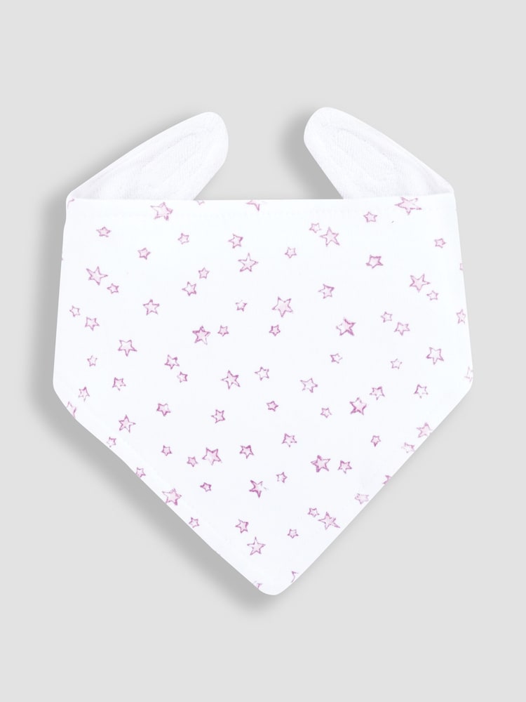 Hellrosa - Jojo Maman Bébé 3er Baby-Lätzchen aus Baumwolle - Bild 4 von 4 Hellrosa - Jojo Maman Bébé 3er Baby-Lätzchen aus Baumwolle - Bild 4 von 4