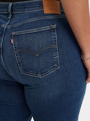 Levi's® Blue Wave Dark Plus 721™ Curve High Rise Skinny Jeans - Image 4 of 5