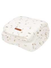 Little Dutch White Sailors Bay White Cot Blanket - Image 3 of 3