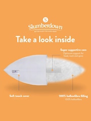 Slumberdown 2 Pack Super Support White Pillows - Image 4 of 5