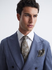 Reiss Galaxy Paisley Corbata estampada - Imagen 2 de 5