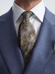 Reiss Galaxy Paisley Corbata estampada - Imagen 3 de 5