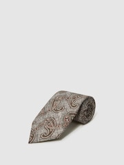 Reiss Galaxy Paisley Corbata estampada - Imagen 4 de 5