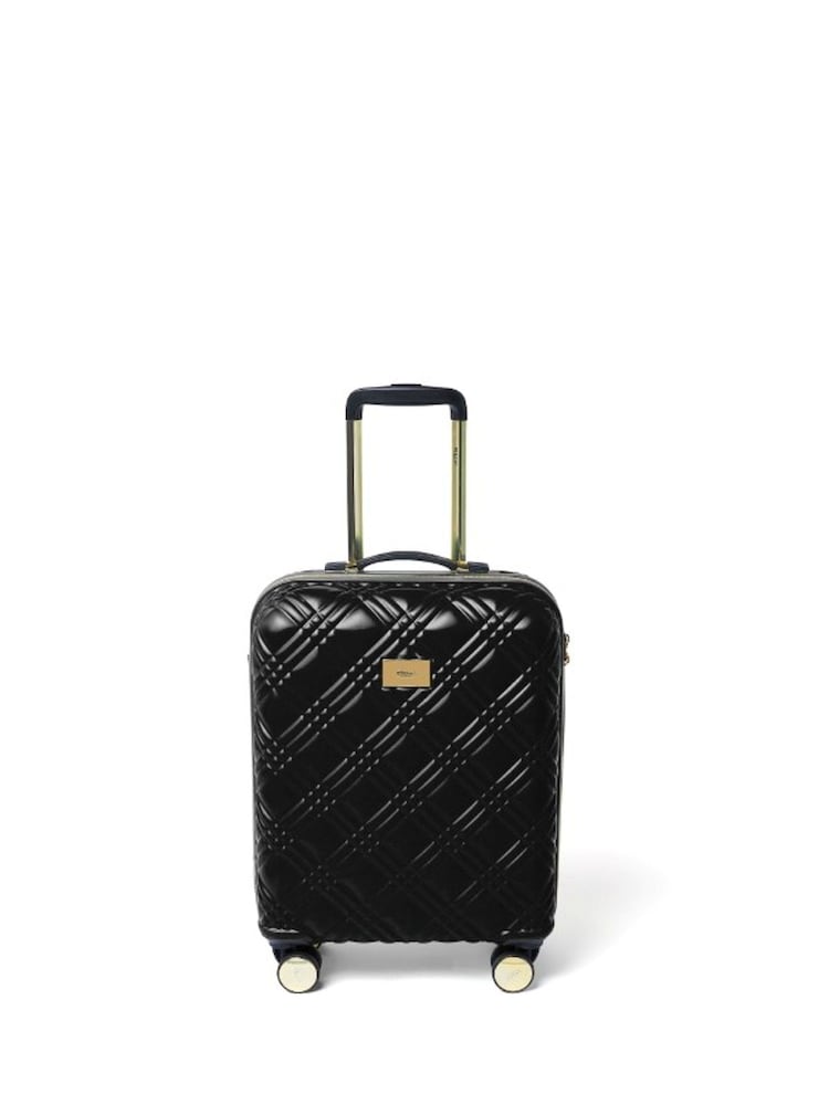 Dune London Black Orchester Cabin 55cm Suitcase - Image 1 of 5