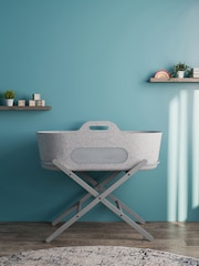Snuz Light Grey Moses Basket Stand Set - Image 1 of 6