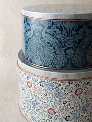 Laura Ashley Set of 2 Red round tins Blueprint Collectables - Image 3 of 3