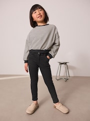 Black Regular Fit Skinny Jeans (3-16yrs) - Image 2 of 3