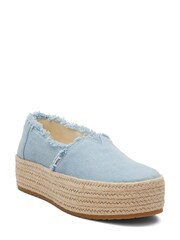 TOMS Vegan Valencia Platform Espadrille Shoes - Image 2 of 6