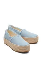 TOMS Vegan Valencia Platform Espadrille Shoes - Image 3 of 6