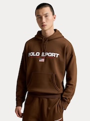 Polo Ralph Lauren Brown Polo Sport Logo Hoodie - Image 1 of 6
