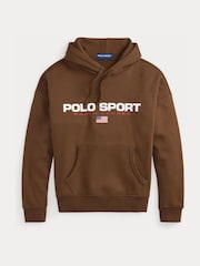 Polo Ralph Lauren Brown Polo Sport Logo Hoodie - Image 6 of 6