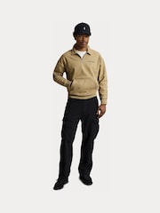 Polo Ralph Lauren Brown Polo Sport Back Print Quater Zip Sweatshirt - Image 5 of 6