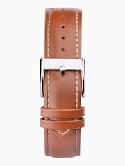 Accurist Mens Brown Everyday Leather Strap Analogue Watch - Image 3 of 7