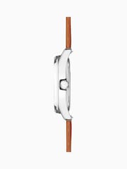 Accurist Mens Brown Everyday Leather Strap Analogue Watch - Image 4 of 7