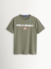Polo Ralph Lauren Green Sport Logo T-Shirt - Image 5 of 5