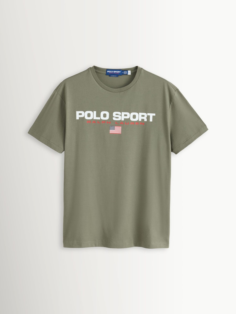 Polo Ralph Lauren Green Sport Logo T-Shirt - Image 5 of 5 Polo Ralph Lauren Green Sport Logo T-Shirt - Image 5 of 5