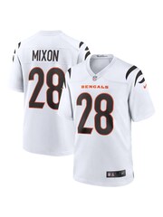 Nike White NFL Cincinnati Bengals Game Road Jersey - Joe Mixon - Image 1 of 3