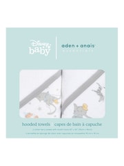 aden + anais White Essentials Hooded 100% Cotton Towels 2 Pack - Image 4 of 5