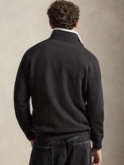 Polo Ralph Lauren Black Polo Sport Fleece Quater Zip Sweatshirt - Image 2 of 6