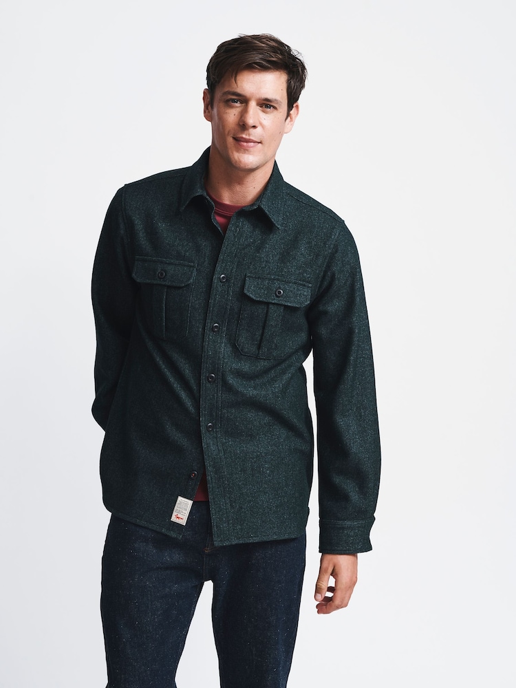 Aubin Lysaghts Wool Overshirt - Image 1 of 8