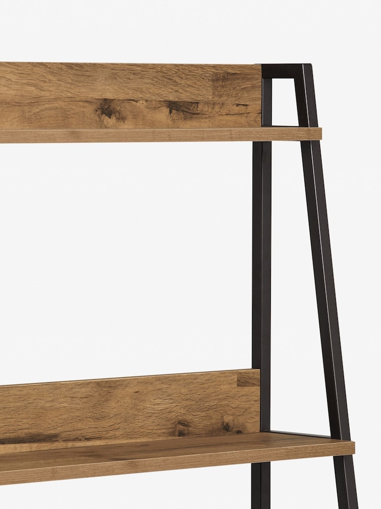 Dark Natural Bronx Ladder Oak Effect Chest of Drawers - Image 12 of 12