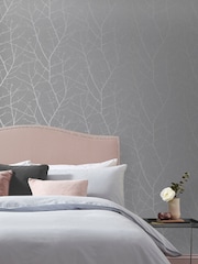 Graham & Brown Grey Boreas 10M Wallpaper - Image 1 of 3