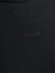 Superdry Black Rib Bodycon Dress - Image 5 of 5