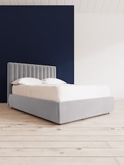 Swoon Easy Velvet Silver Grey Porlock Divan Bed - Image 1 of 8