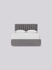 Swoon Easy Velvet Silver Grey Porlock Divan Bed - Image 5 of 8