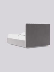 Swoon Easy Velvet Silver Grey Porlock Divan Bed - Image 7 of 8