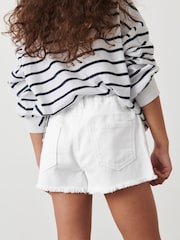 Blanco - Frayed Edge Denim Shorts (3-16yrs) - Imagen 4 de 6