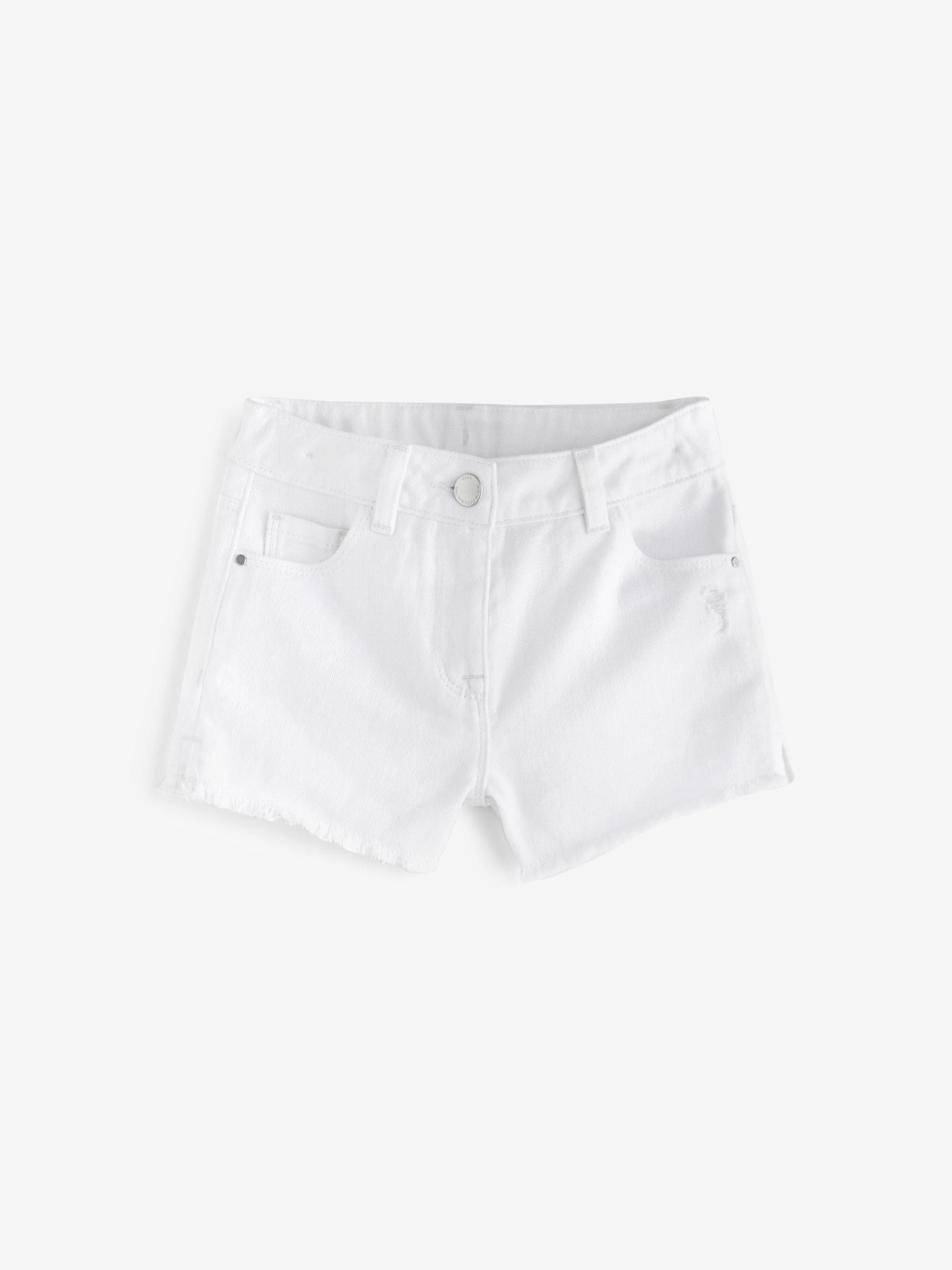 Short white jean shorts best sale